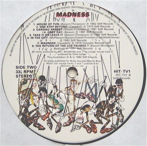 Madness : Complete Madness (LP, Comp, CBS)