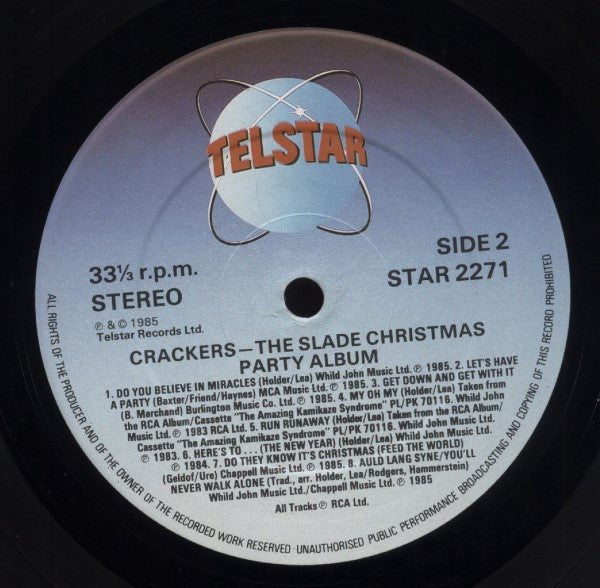 Slade : Crackers - The Slade Christmas Party Album (LP, Album, Comp)