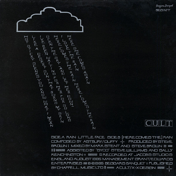 The Cult : Rain (12", Single)