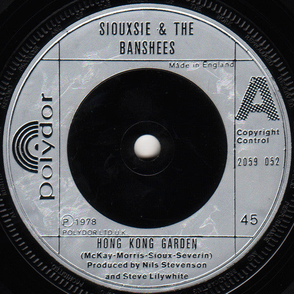 Siouxsie And The Banshees* : Hong Kong Garden (7", Single, Sil)