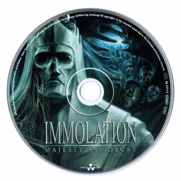 Immolation : Majesty And Decay (CD, Album)