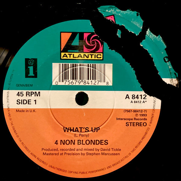 4 Non Blondes : What's Up? (7", Single)