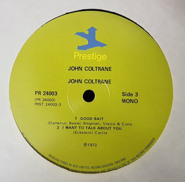 John Coltrane : John Coltrane (2xLP, Comp, Mono, RM)