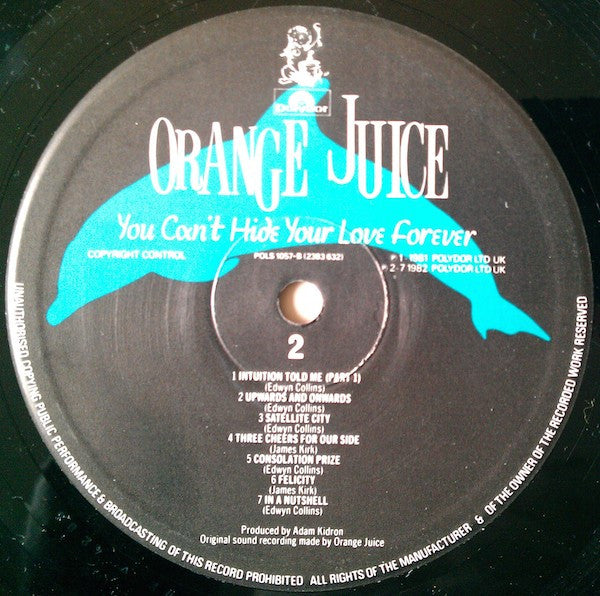 Orange Juice (3) : You Can't Hide Your Love Forever (LP, Album)