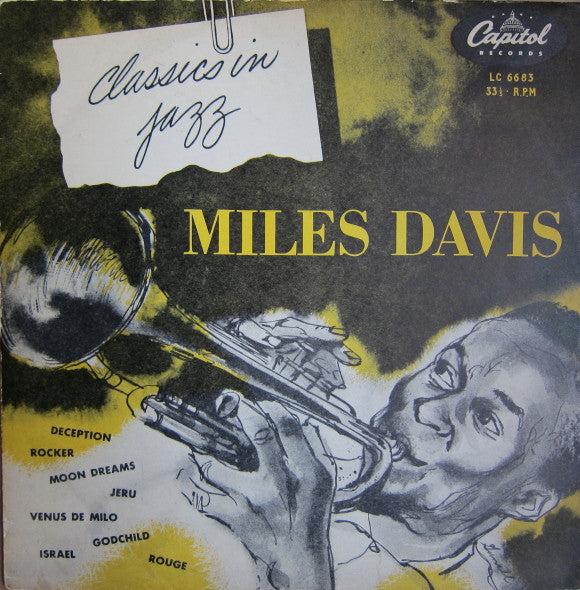 Miles Davis : Miles Davis (10", Album, Comp, Mono)