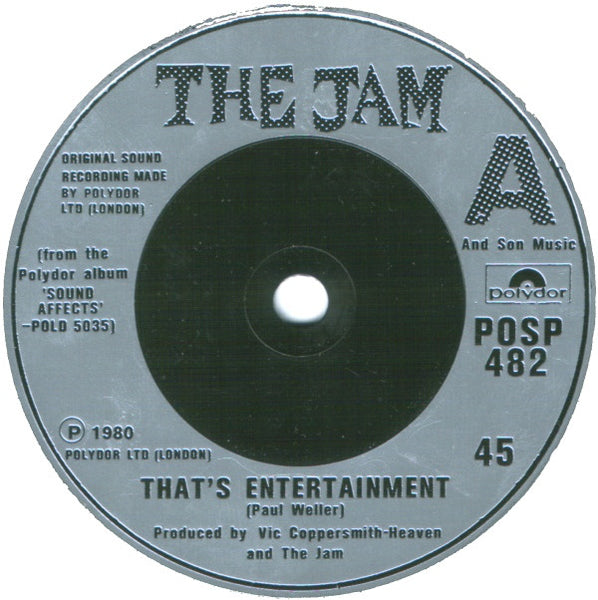 The Jam : That's Entertainment (7", Single, Sol)