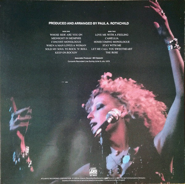 Bette Midler : The Rose - The Original Soundtrack Recording (LP, Album)