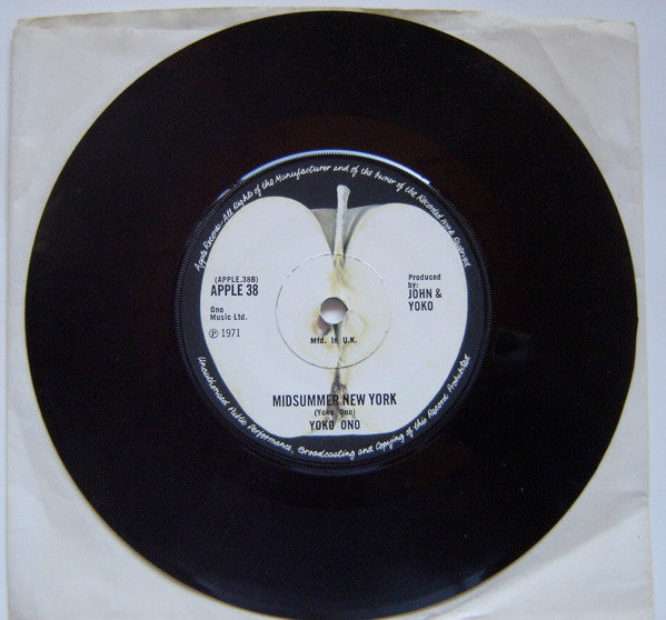 Yoko Ono : Mrs. Lennon (7", Single)