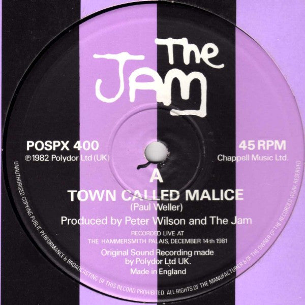 The Jam : Town Called Malice / Precious (12", Single)