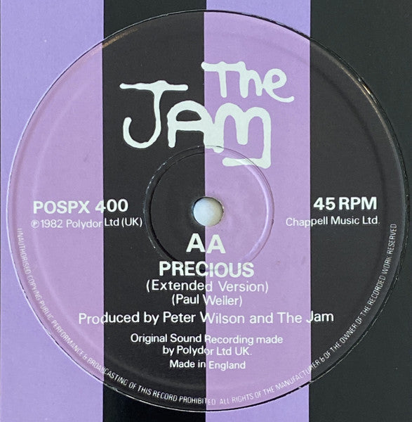 The Jam : Town Called Malice / Precious (12", Single)