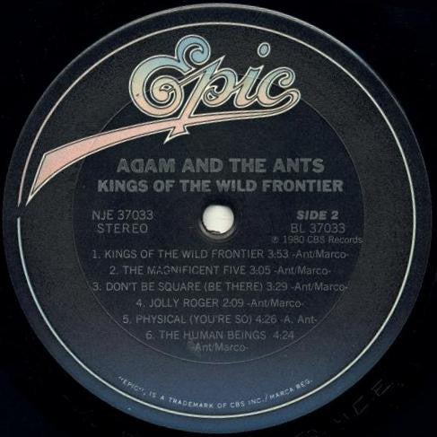 Adam And The Ants : Kings Of The Wild Frontier (LP, Album, Pit)