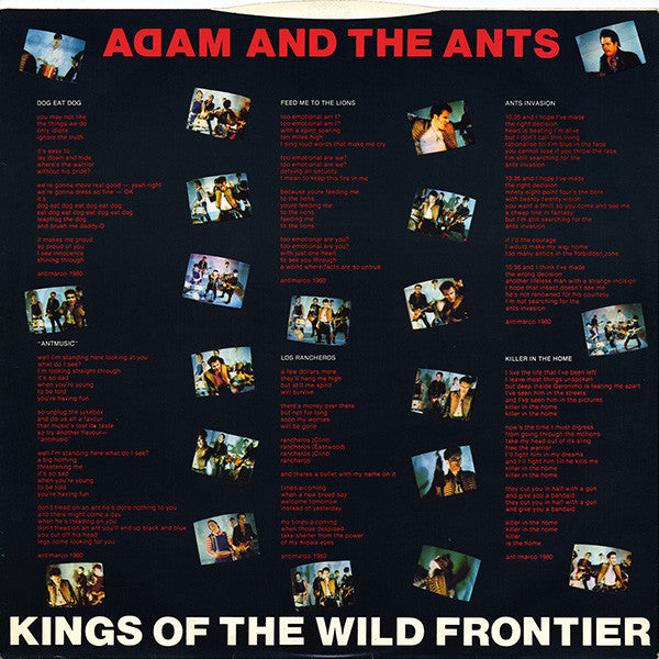 Adam And The Ants : Kings Of The Wild Frontier (LP, Album)