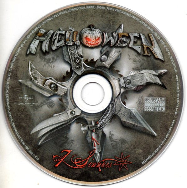 Helloween : 7 Sinners (CD, Album, Dig)