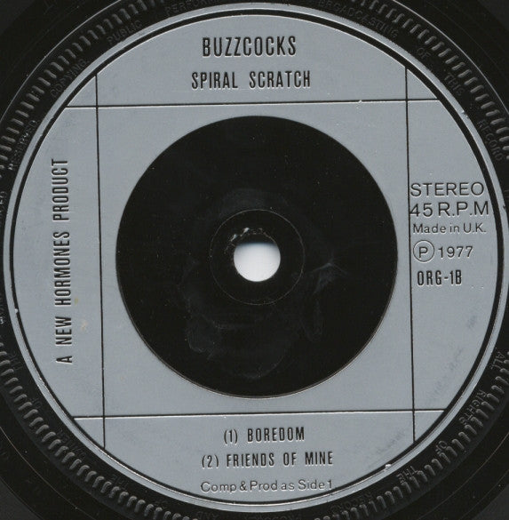 Buzzcocks : Spiral Scratch (7")