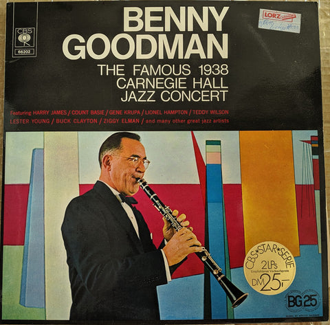 Benny Goodman : The Famous 1938 Carnegie Hall Jazz Concert (2xLP, RE, Gat)