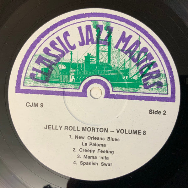 Jelly Roll Morton : The Library Of Congress Recordings Volume 8 (LP, RM)