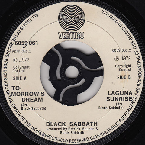 Black Sabbath : Tomorrow's Dream (7", Single)