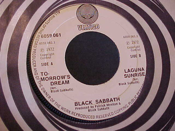 Black Sabbath : Tomorrow's Dream (7", Single)