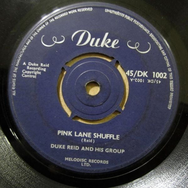 Duke Reid And His Group* / Laurel Aitken, Duke Reid And His Group* : Pink Lane Shuffle / Low Down Dirty Girl (7")