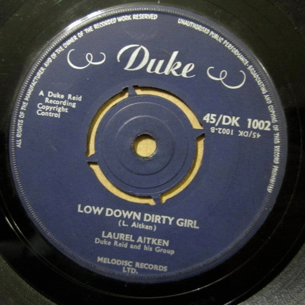 Duke Reid And His Group* / Laurel Aitken, Duke Reid And His Group* : Pink Lane Shuffle / Low Down Dirty Girl (7")