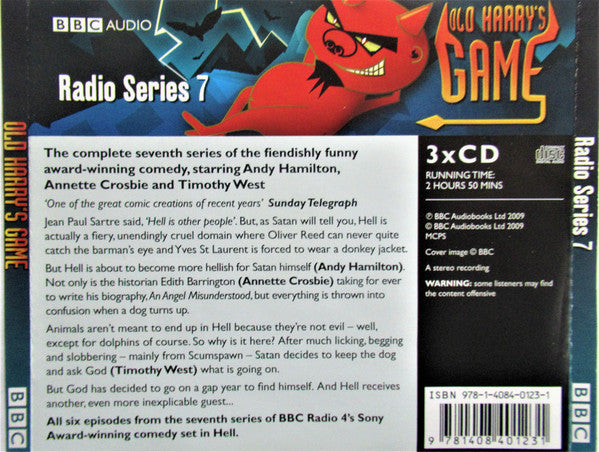 Andy Hamilton (3) : Old Harry's Game: Radio Series 7 (3xCD)