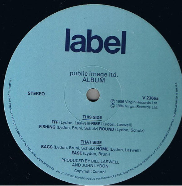 Public Image Ltd.* : Album (LP, Album)