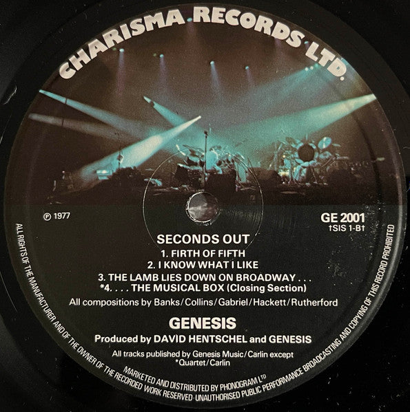 Genesis : Seconds Out (2xLP, Album)