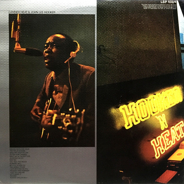 Canned Heat & John Lee Hooker : Hooker 'N Heat (2xLP, Album, Tex)