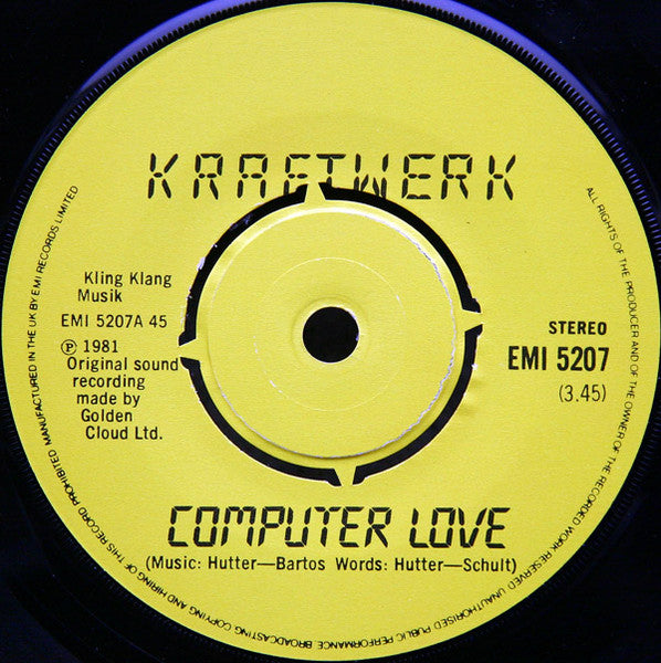 Kraftwerk : The Model / Computer Love (7", Single, Pus)