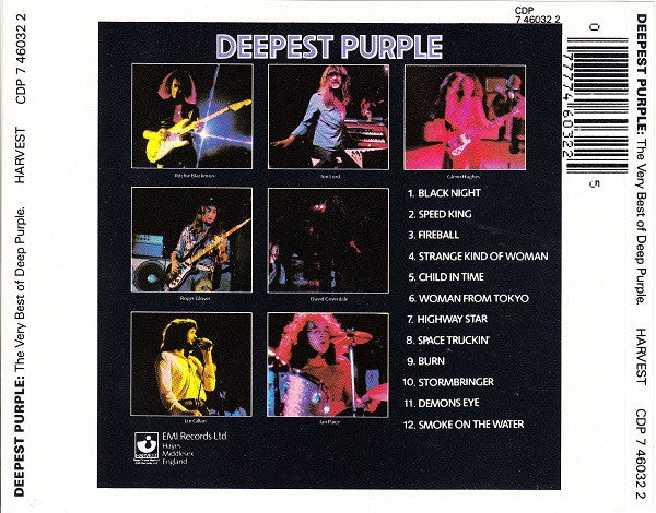 Deep Purple : Deepest Purple: The Very Best Of Deep Purple (CD, Comp, RE)