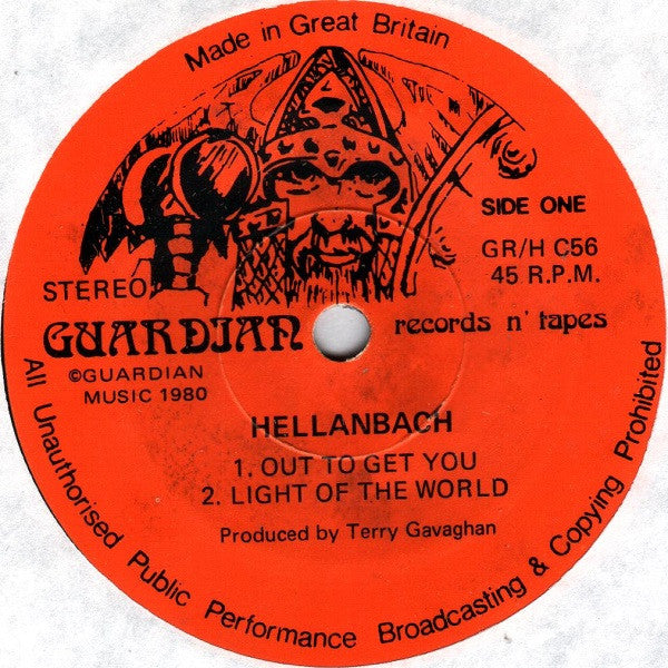 Hellanbach : Out To Get You E.P. (7", EP)