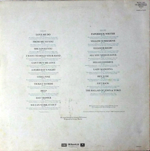 The Beatles : 20 Greatest Hits (LP, Comp, RP, Thi)