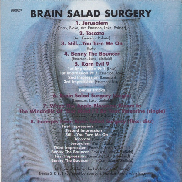 Emerson, Lake & Palmer : Brain Salad Surgery (CD, Album, RE, RM)