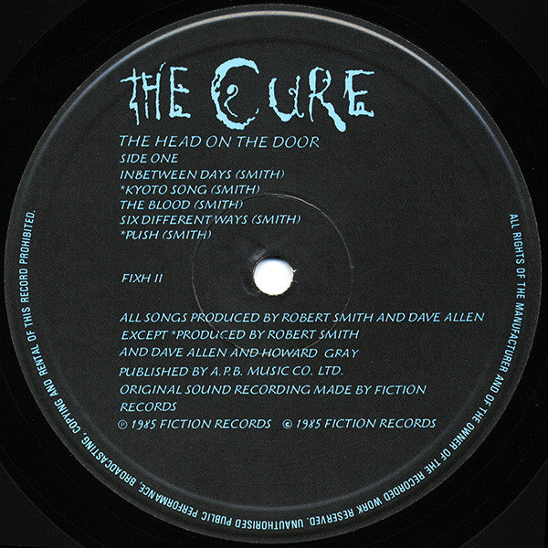 The Cure : The Head On The Door (LP, Album)