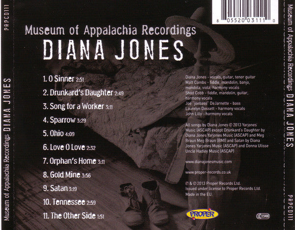 Diana Jones : Museum Of Appalachia Recordings (CD, Album)