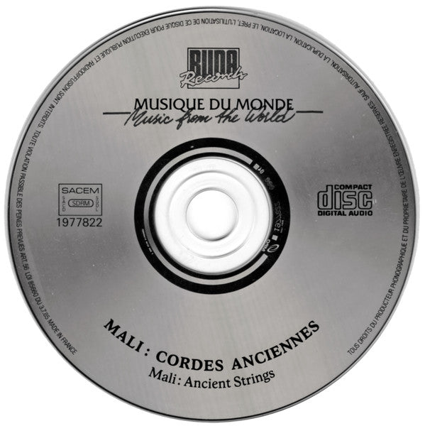 Various : Mali: Cordes Anciennes = Mali: Ancient Strings (CD, Album, RE, RM)