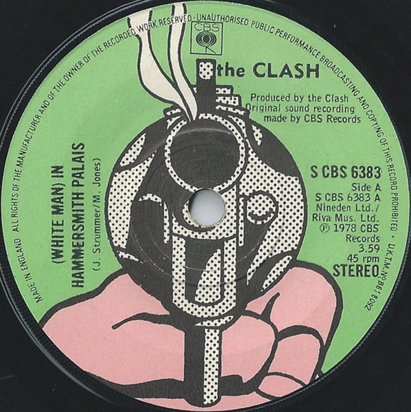 The Clash : (White Man) In Hammersmith Palais (7", Single, Blu)