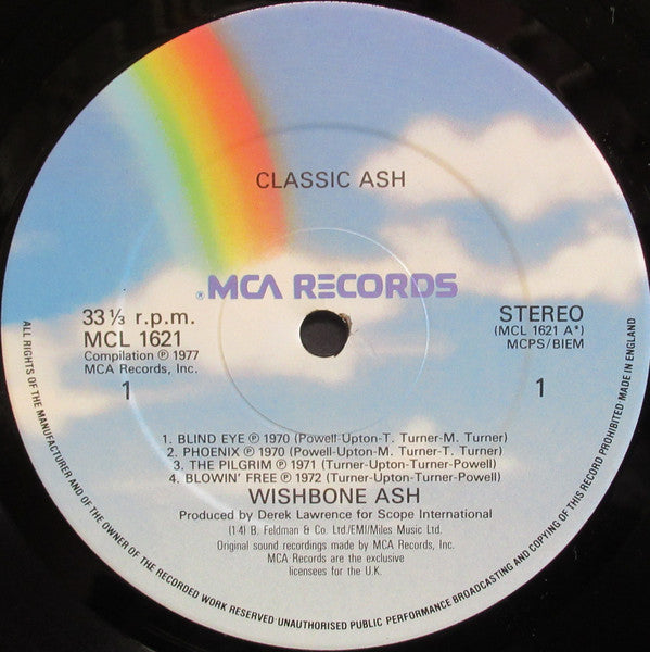 Wishbone Ash : Classic Ash (LP, Comp, RE)