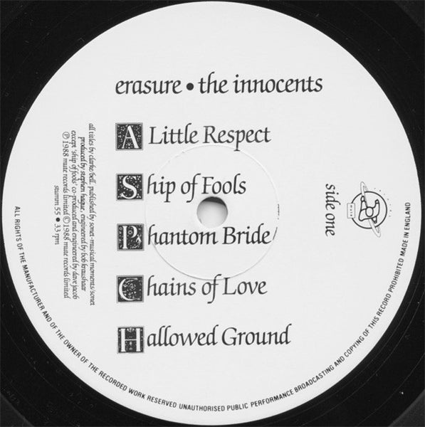 Erasure : The Innocents (LP, Album)