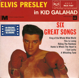 Elvis Presley : Kid Galahad (7", EP, Mono, RE)