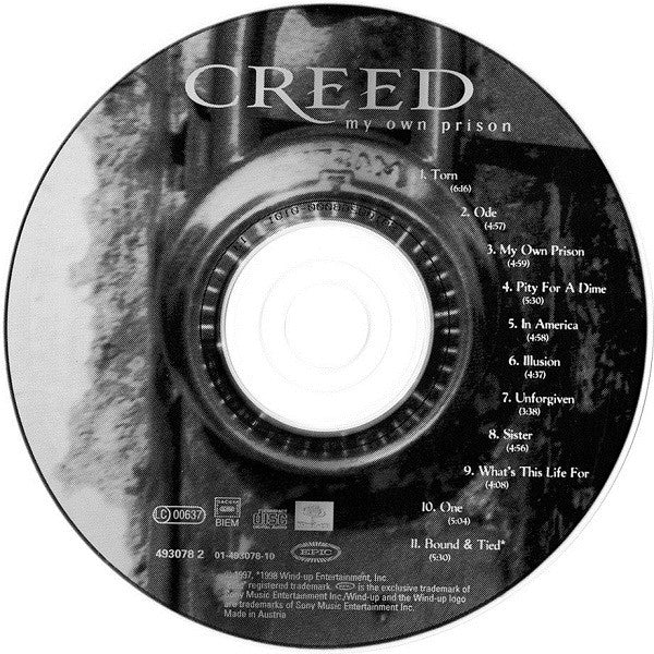 Creed (3) : My Own Prison (CD, Album, RE)