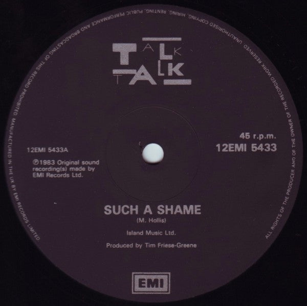 Talk Talk : Such A Shame (12", Single)