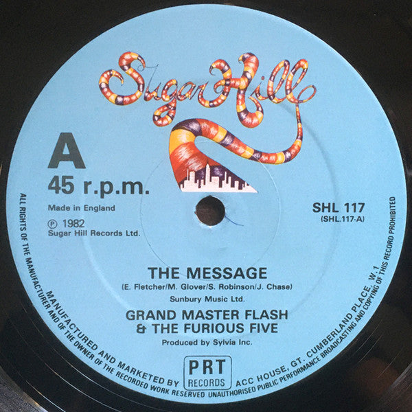 Grand Master Flash & The Furious Five* : The Message (12")