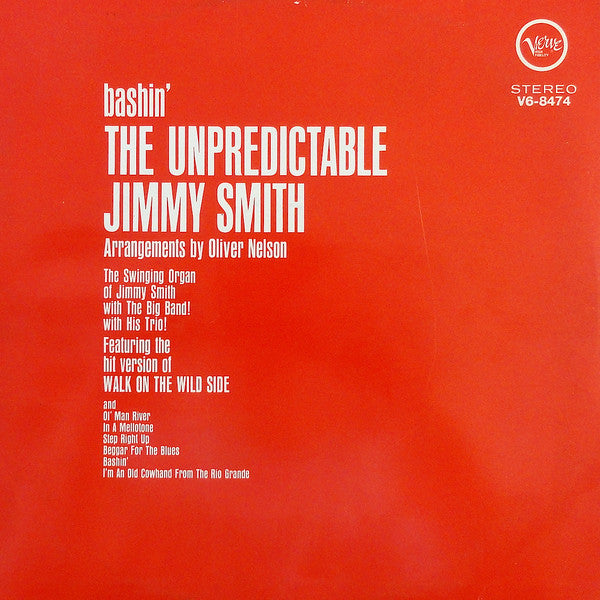 Jimmy Smith : Bashin' - The Unpredictable Jimmy Smith (LP, Album)