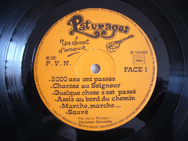 Pâturages : Un Chant D'Amour (LP, Album)