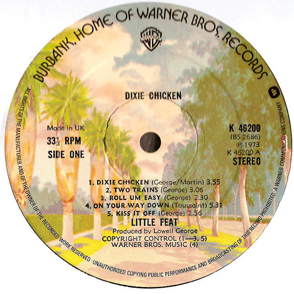 Little Feat : Dixie Chicken (LP, Album, RP, Bur)