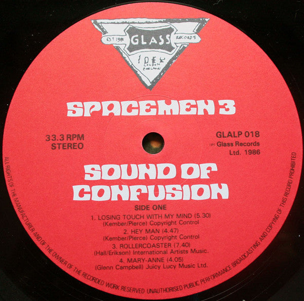 Spacemen 3 : Sound Of Confusion (LP, Album)