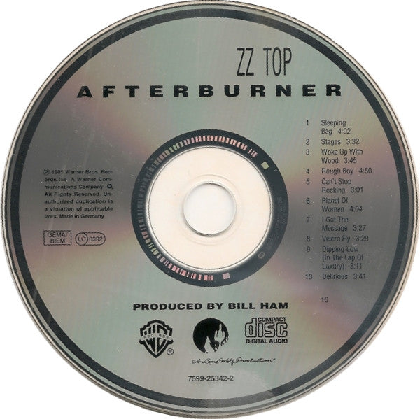 ZZ Top : Afterburner / Eliminator (CD, Album, RE + CD, Album, RE + Comp)