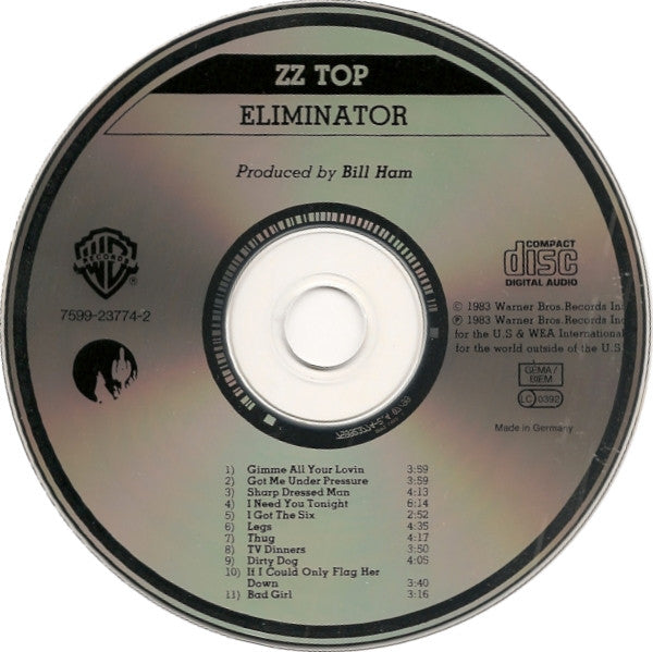 ZZ Top : Afterburner / Eliminator (CD, Album, RE + CD, Album, RE + Comp)