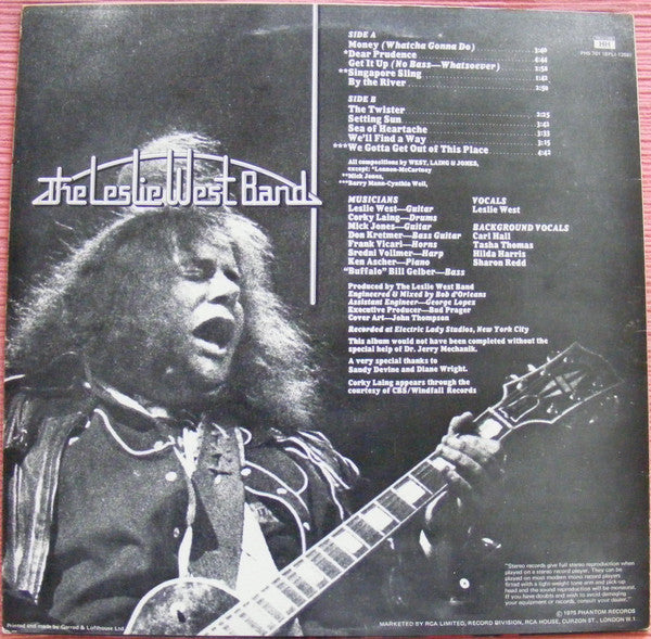 The Leslie West Band : The Leslie West Band (LP, Album)